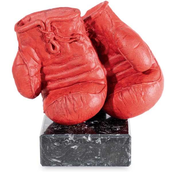 Trofeo guantes de boxeo