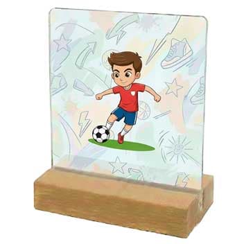 Trofeo Metacrilato sobre Madera 12x10cm