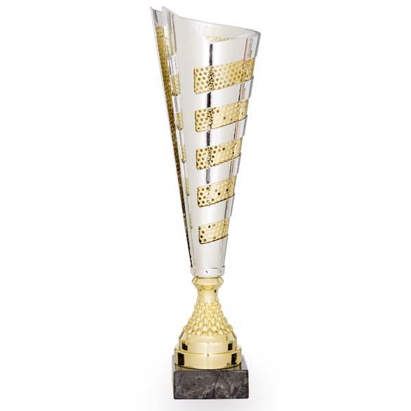 Two-coloured amphora, silver and gold