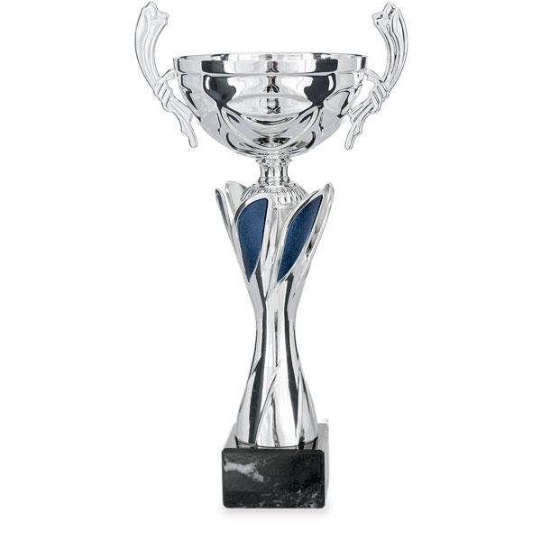 Two-tone cup with spiral center