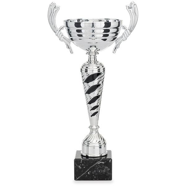 Silver and black bicolour cup
