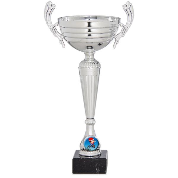 Silver cup with handles
