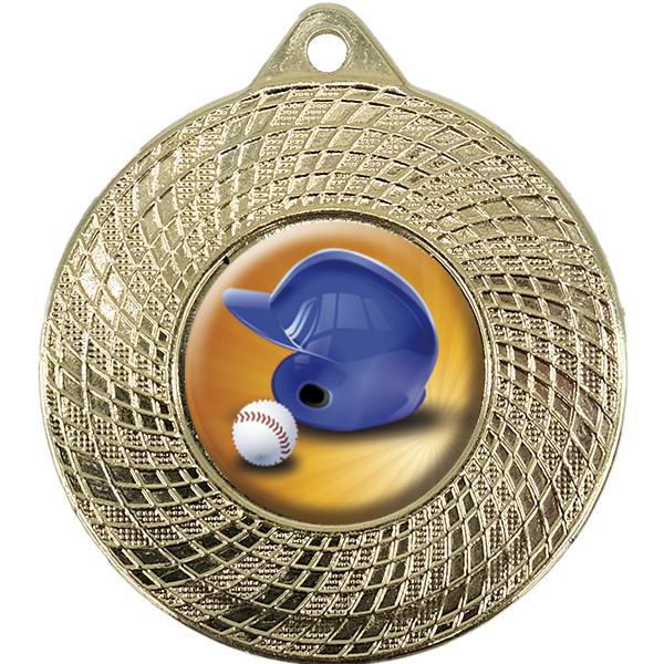 Medalha metálica com borda decorada