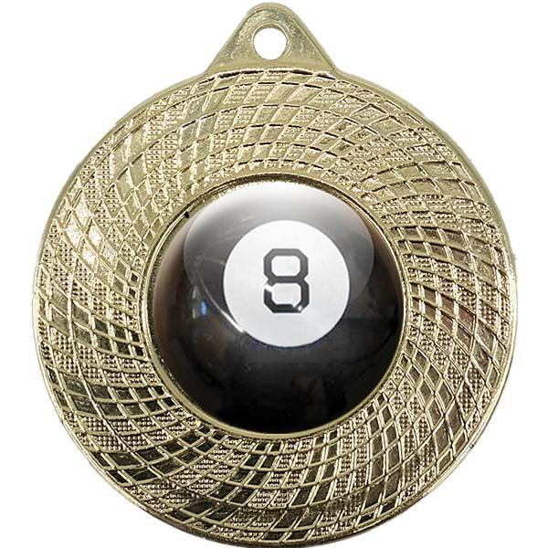 Medalha metálica com borda decorada