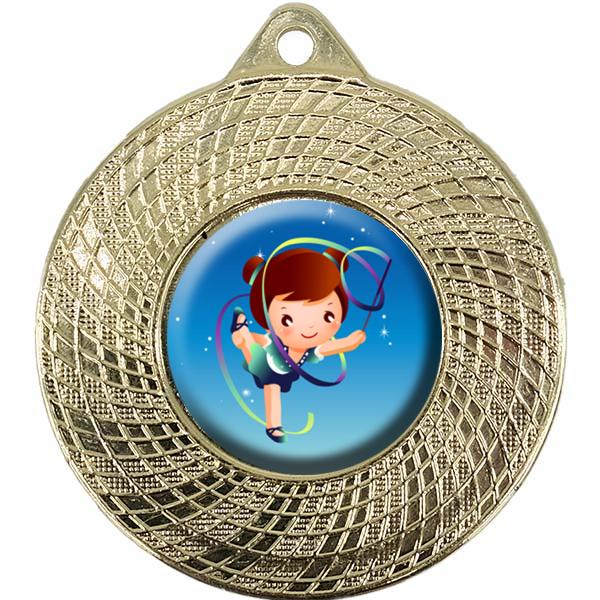 Médaille métallique avec bordure décorée