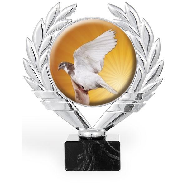 Laurel decoration disc holder