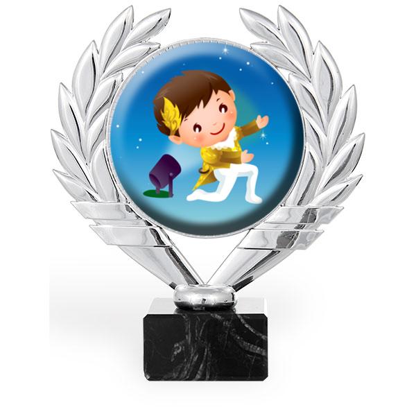Laurel decoration disc holder