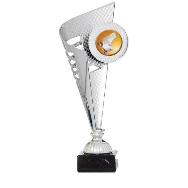 Giant silver disc holder