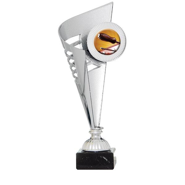 Giant silver disc holder