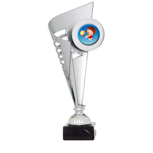 Giant silver disc holder