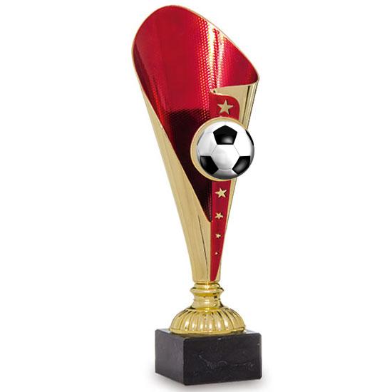 Red and gold disc holder