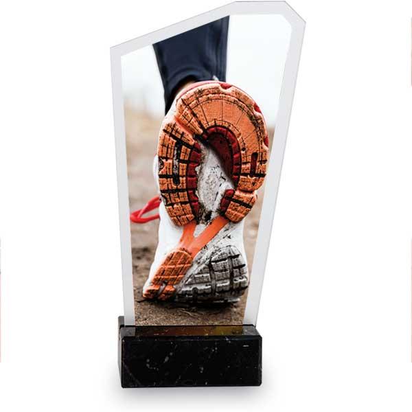 Troféu atletismo prisma
