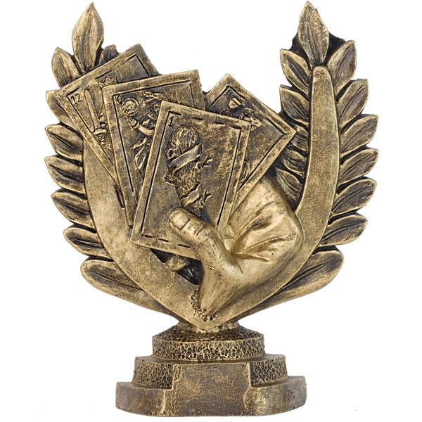 Laurel cards trophy