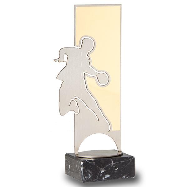 Trofeo de acero balonmano