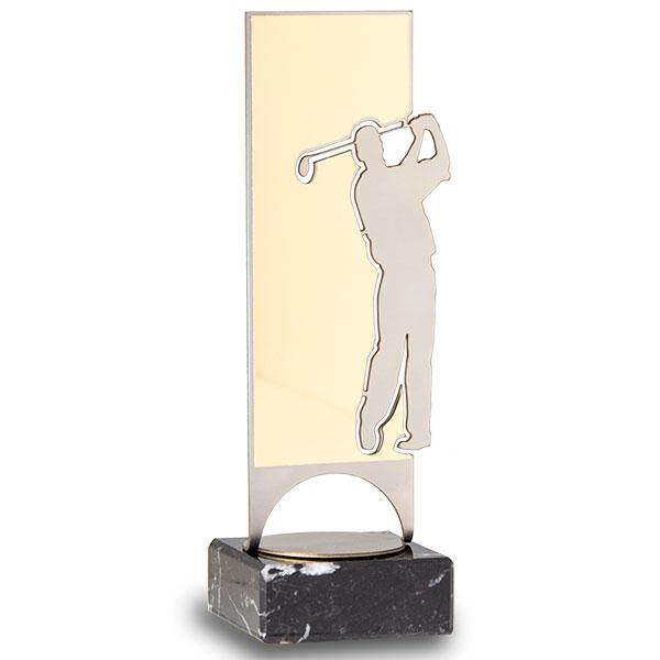 Troféu de golfe em aço