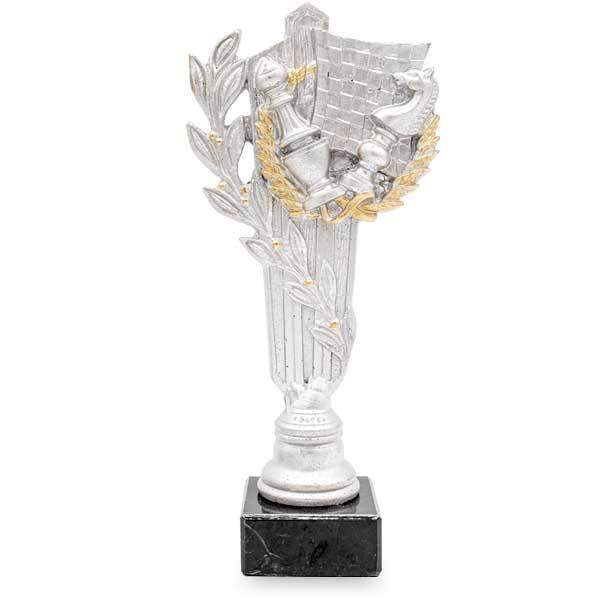 Trofeo de resina ajedrez columna