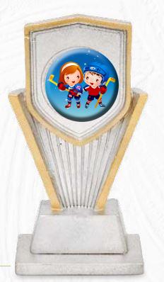 Disk holder trophy