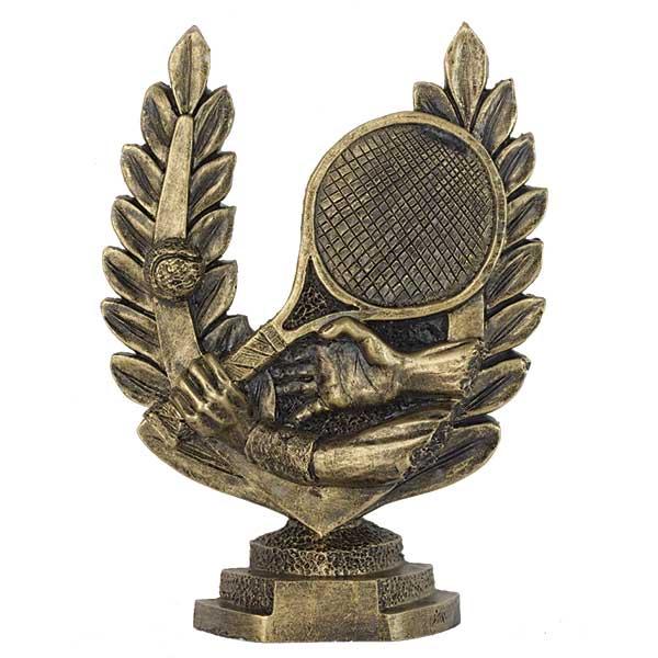 Laurel tennis racket trophy