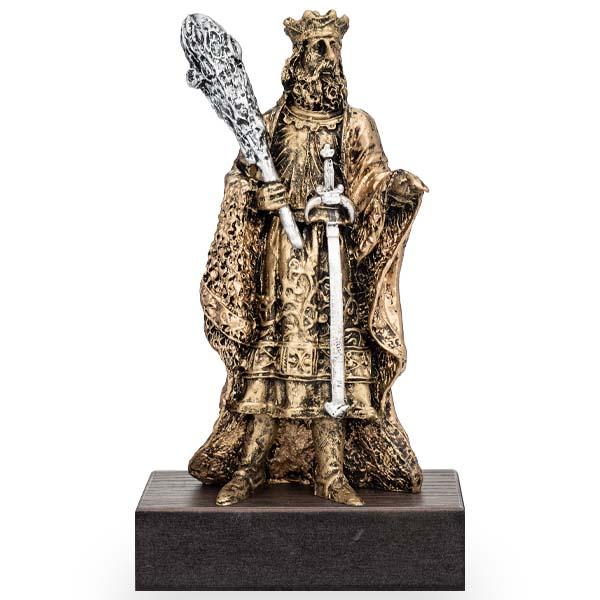 Trophée en résine du roi des cartes